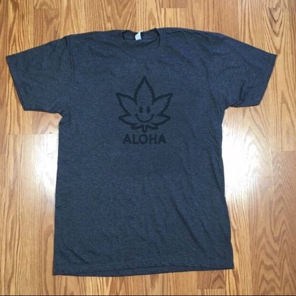 420 Happy Pakalolo charcoal Heather t-shirt - Picture 1 of 3